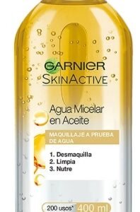 Agua Micelar GARNIER Skin Active,  (oily skin, in waterproof oil) - 400 ml.