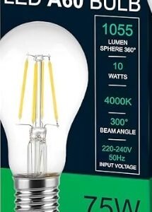 V-Tac Filamento LED bombilla 4000K