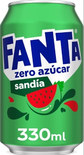 Fanta sandia sin azucar lata 33cl