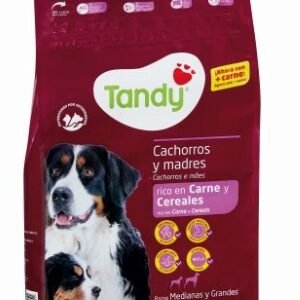 Tandy alimento perro cachorro y madres carne y cereales
