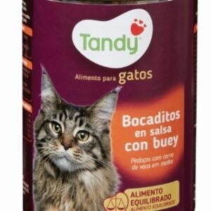 Tandy Gatos bocados con buey lata 415g