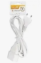 Garza Alargador enchufe 2m blanco