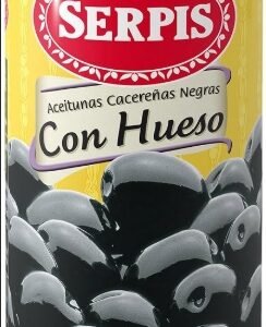 Aceitunas Negras Serpis con hueso 350g