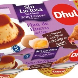 Dhul Flan de Huevo Sin Lactosa 4x110g